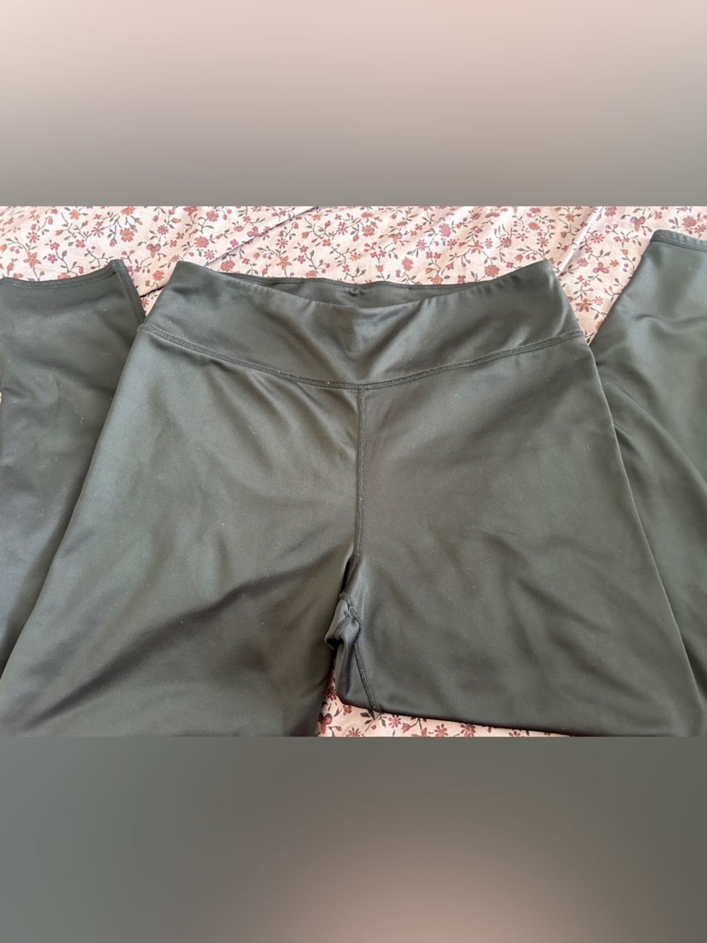 Black Fleece lined leggings Cuddl Duds